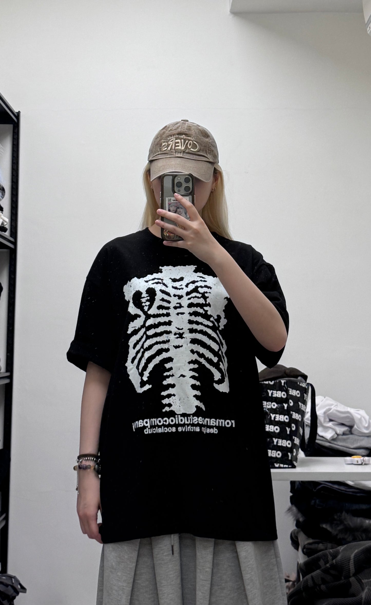 Skeleton oversized Tshirt