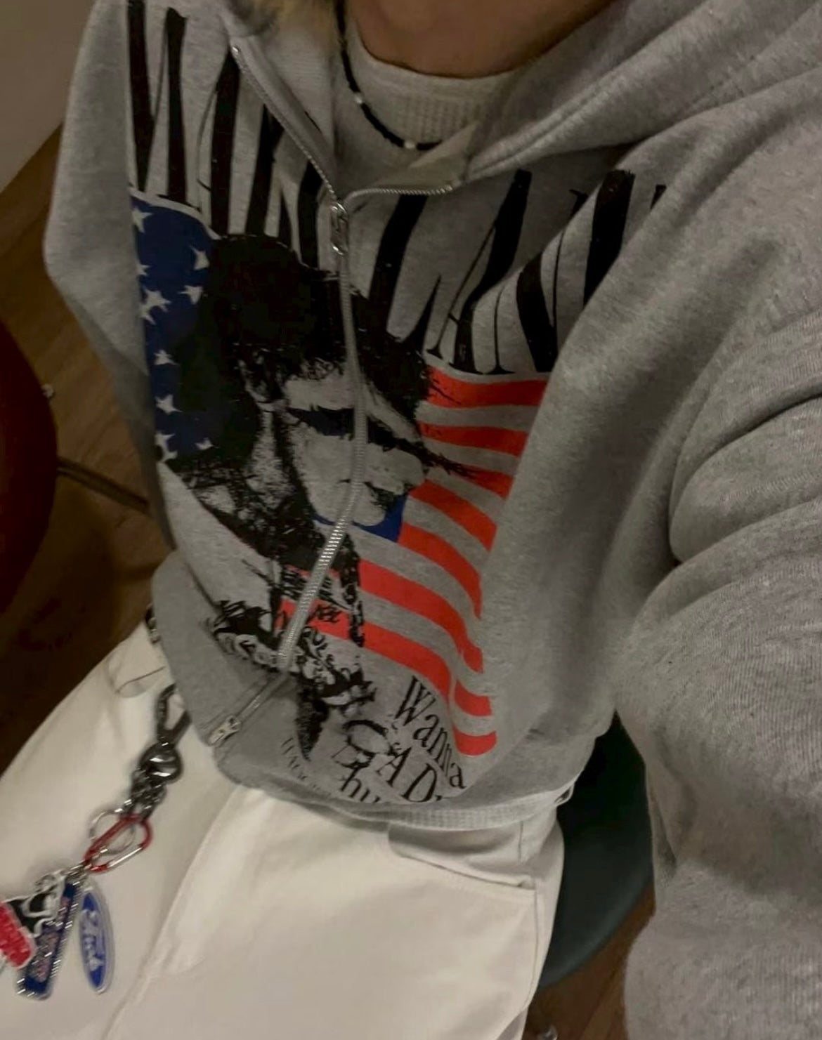 Maryland flag zip-up hoodie🇺🇸