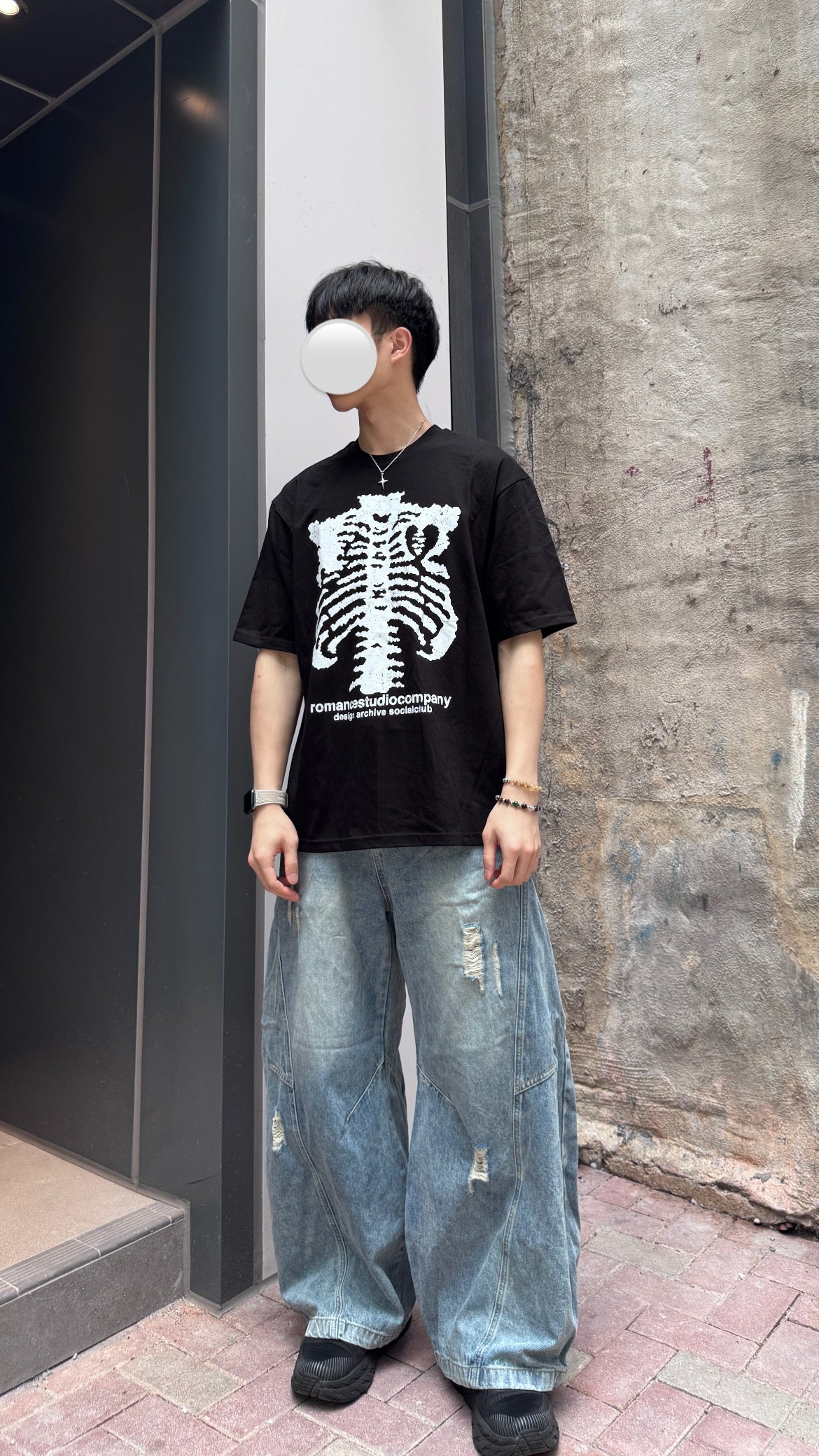Skeleton oversized Tshirt
