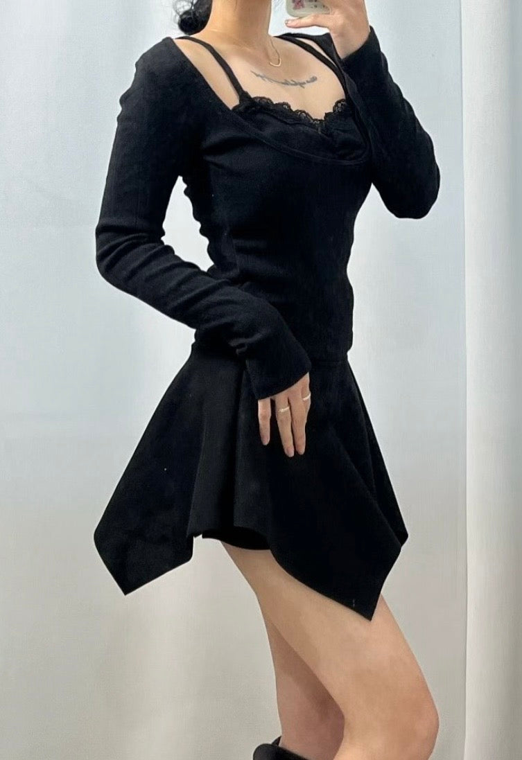 Lace whisper top