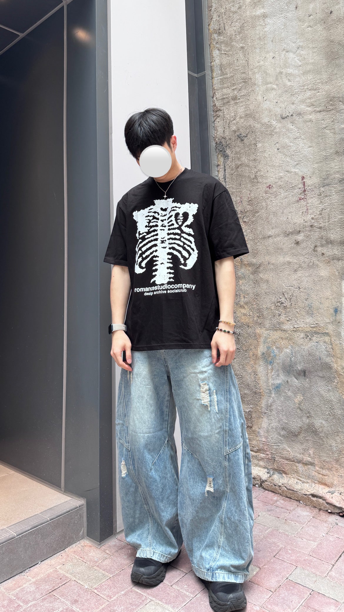 Skeleton oversized Tshirt