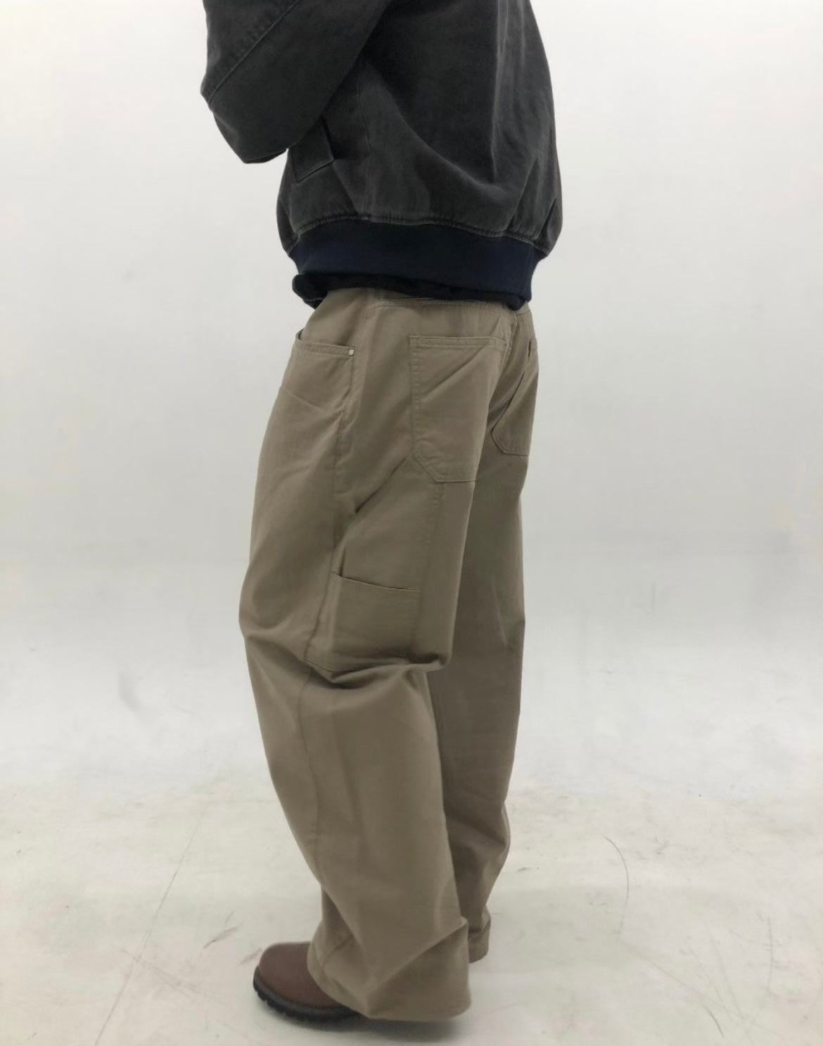 Boyfriend tapered pants