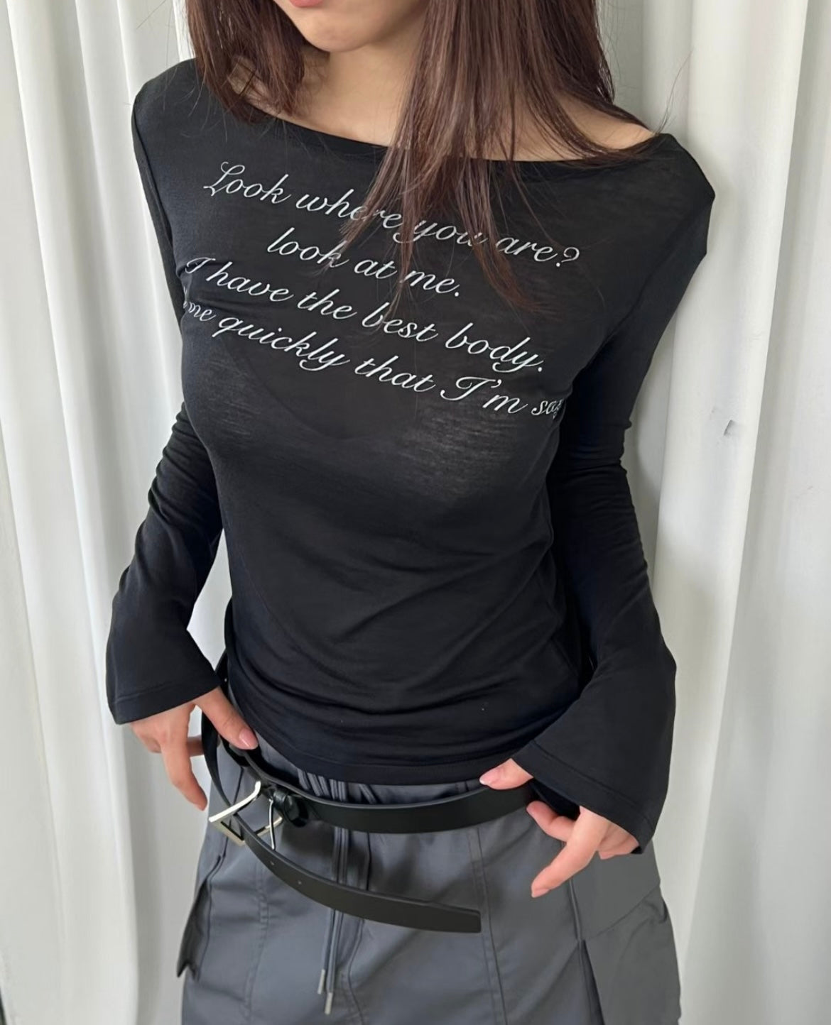 Elegant insight top🫦
