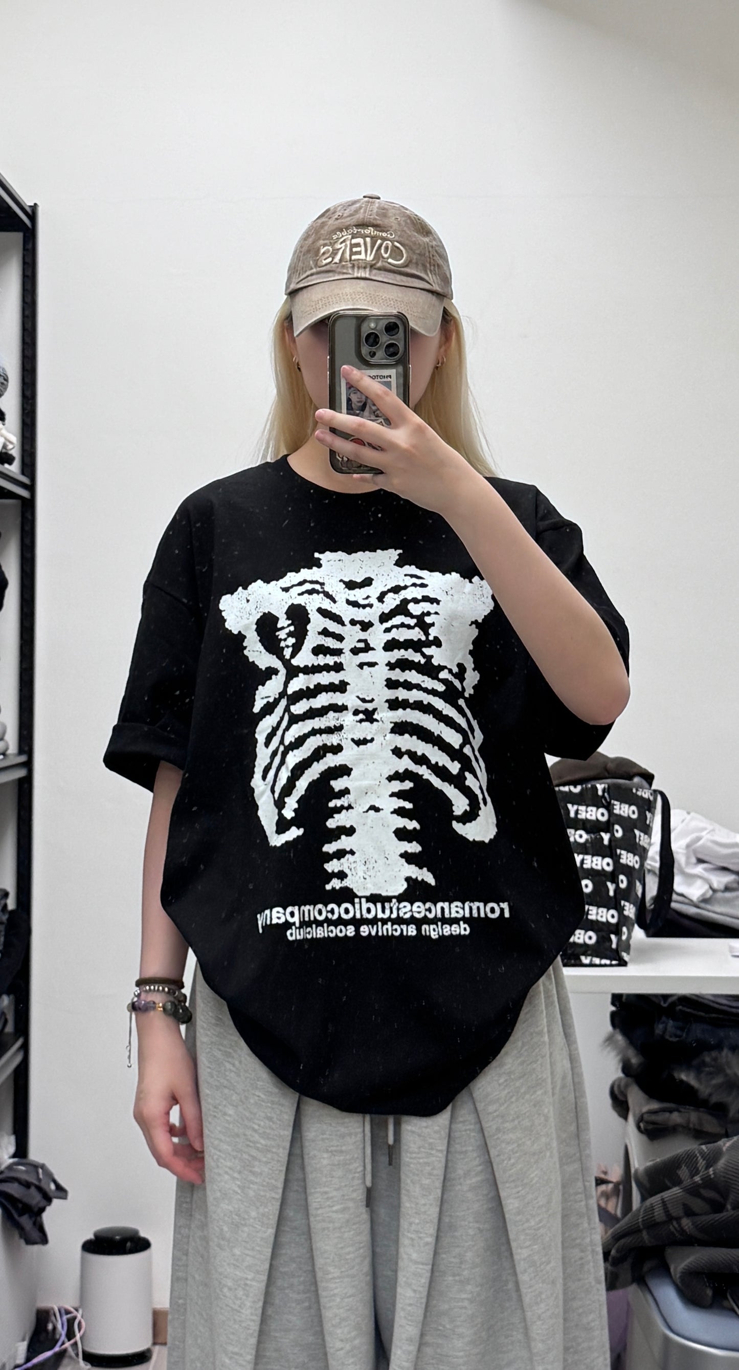 Skeleton oversized Tshirt