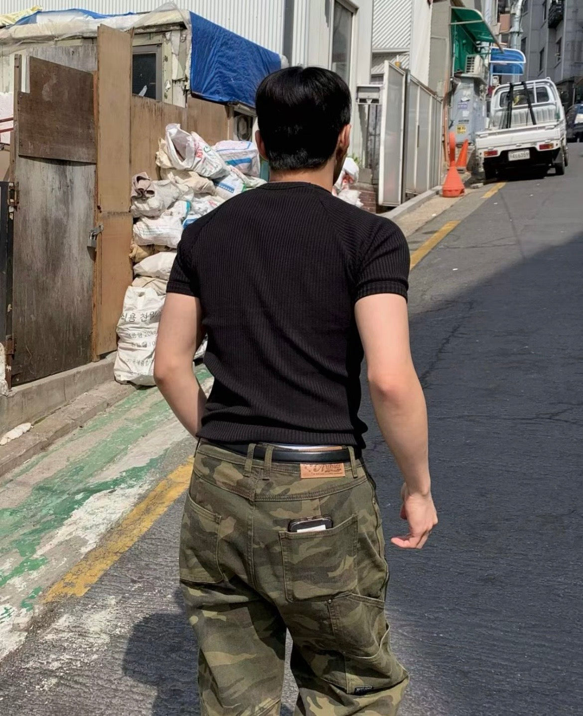 宋承一bts v同款🔥男裝貼身t裇