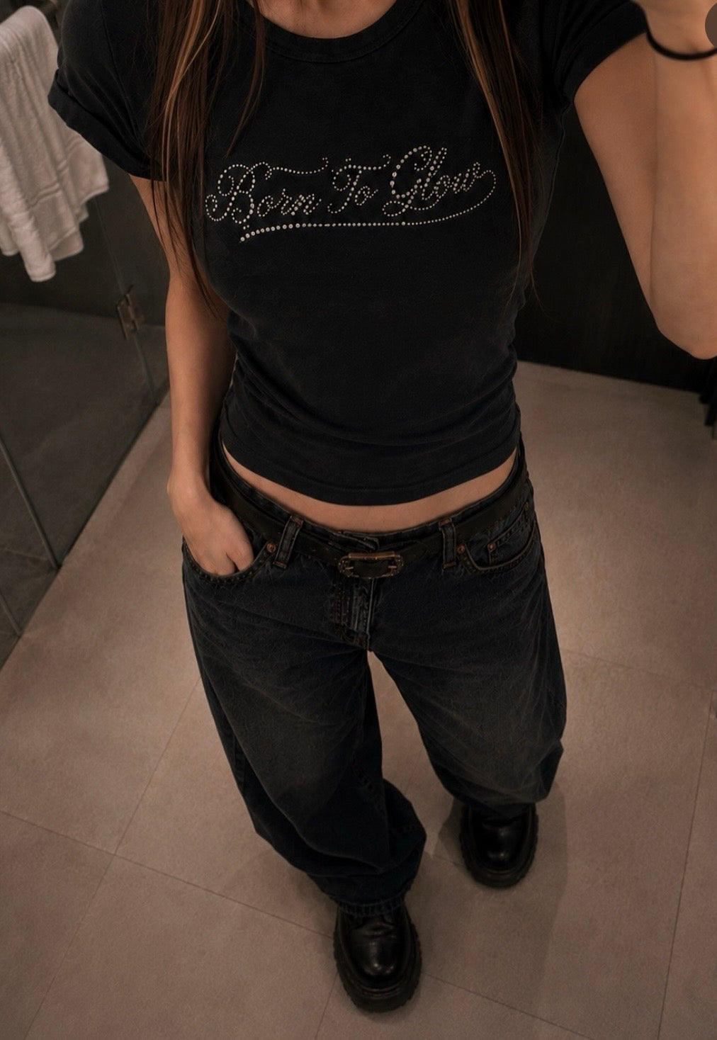 Born to glow tshirt✨✨