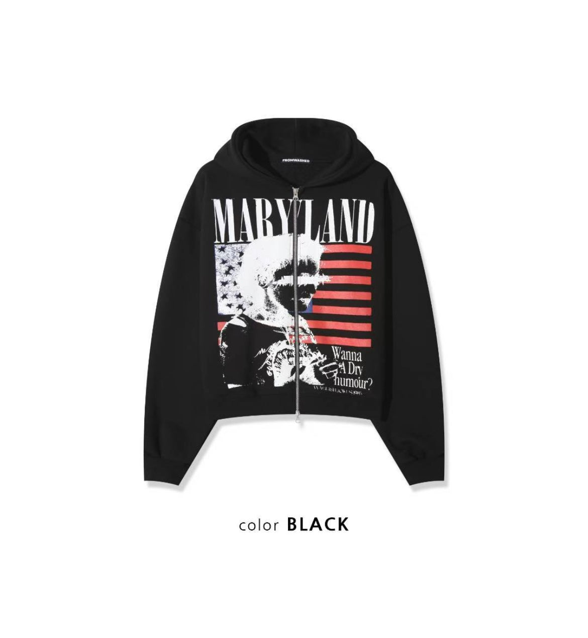 Maryland flag zip-up hoodie🇺🇸