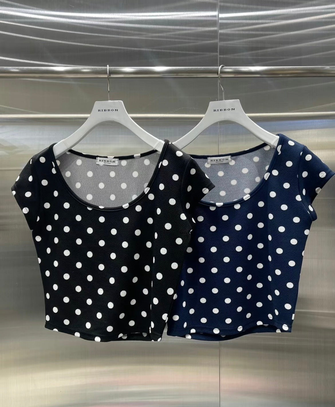 Polka dot cami top and shorts