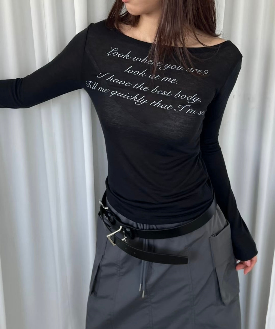 Elegant insight top🫦