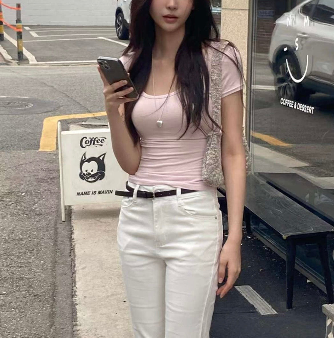 Basic u領tee