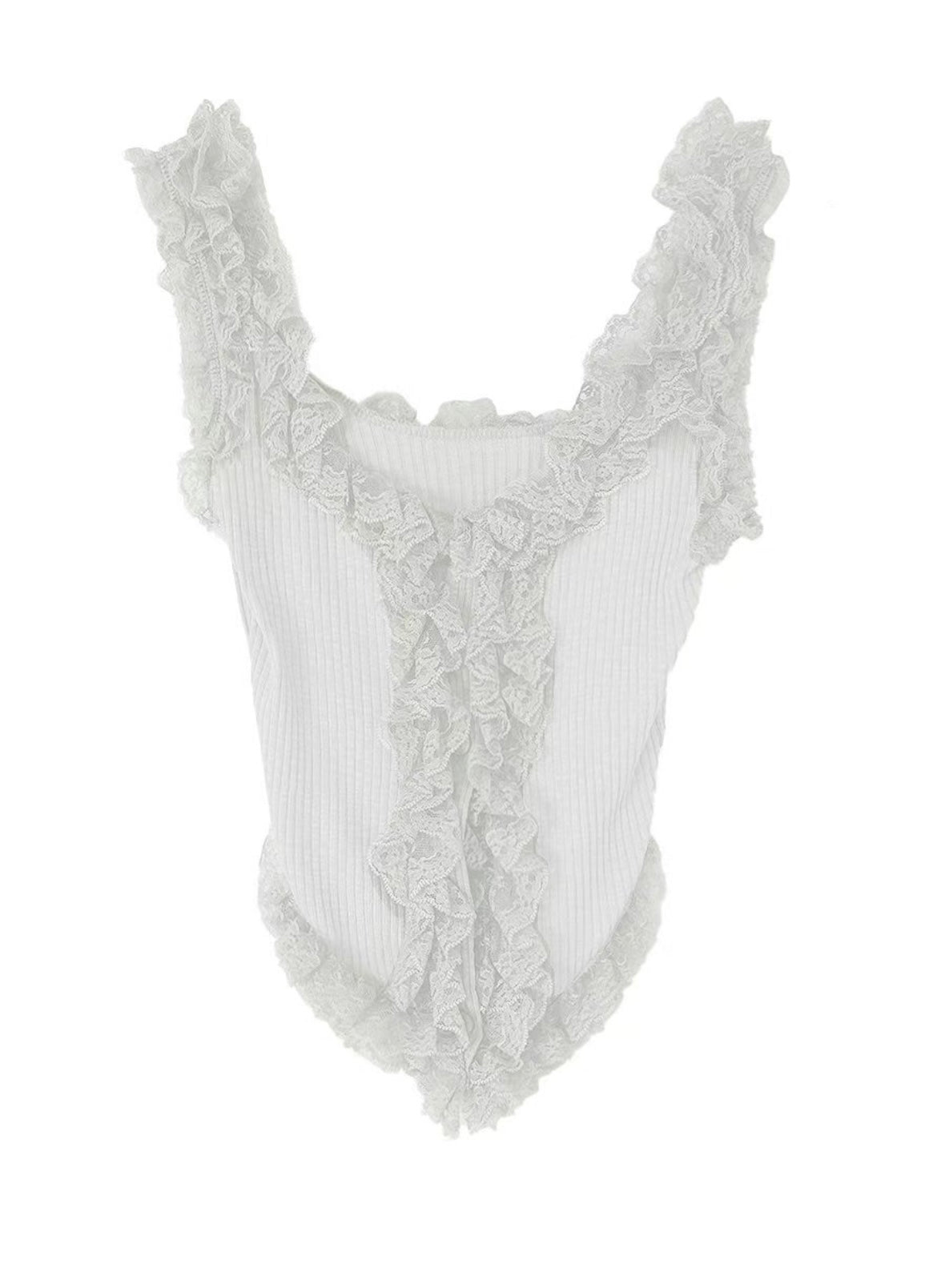 Ruffle charm top✨