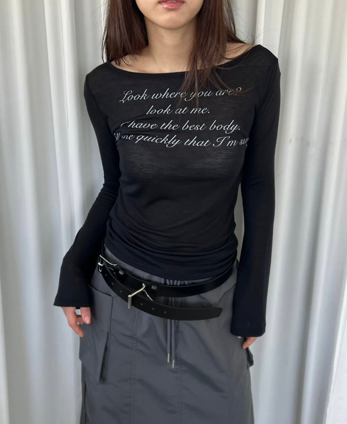 Elegant insight top🫦