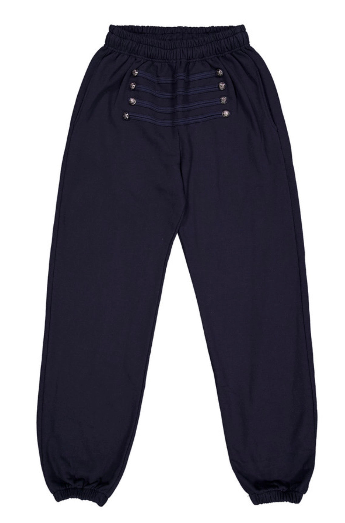 Napoleonic-style cotton sweatpants
