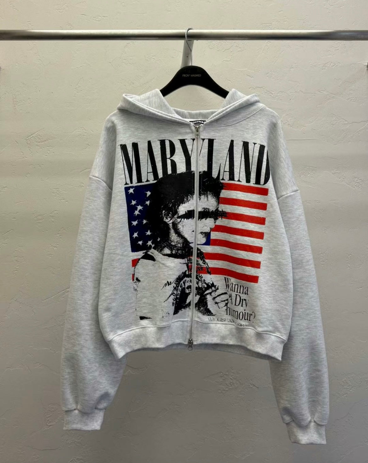 Maryland flag zip-up hoodie🇺🇸