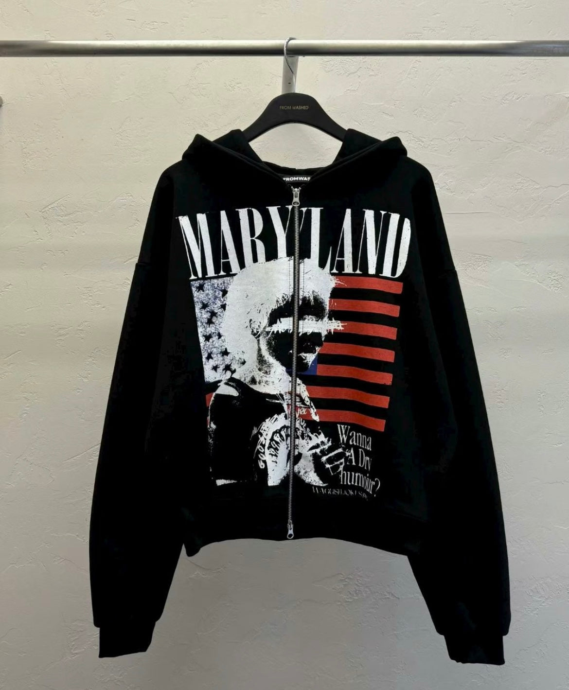 Maryland flag zip-up hoodie🇺🇸