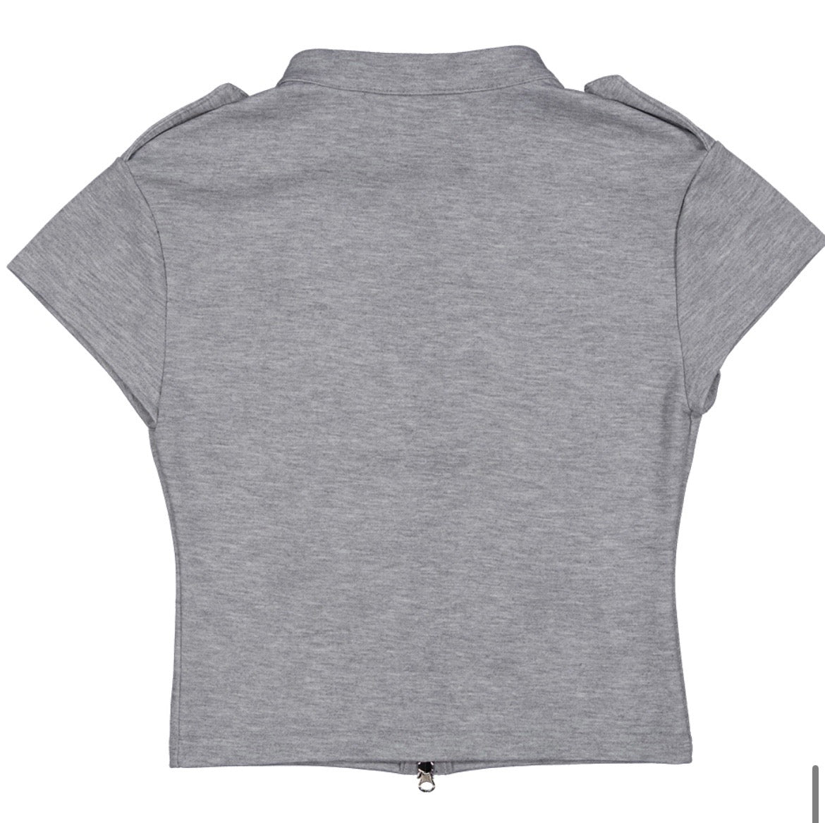 Napoleonic-style military zip-up top