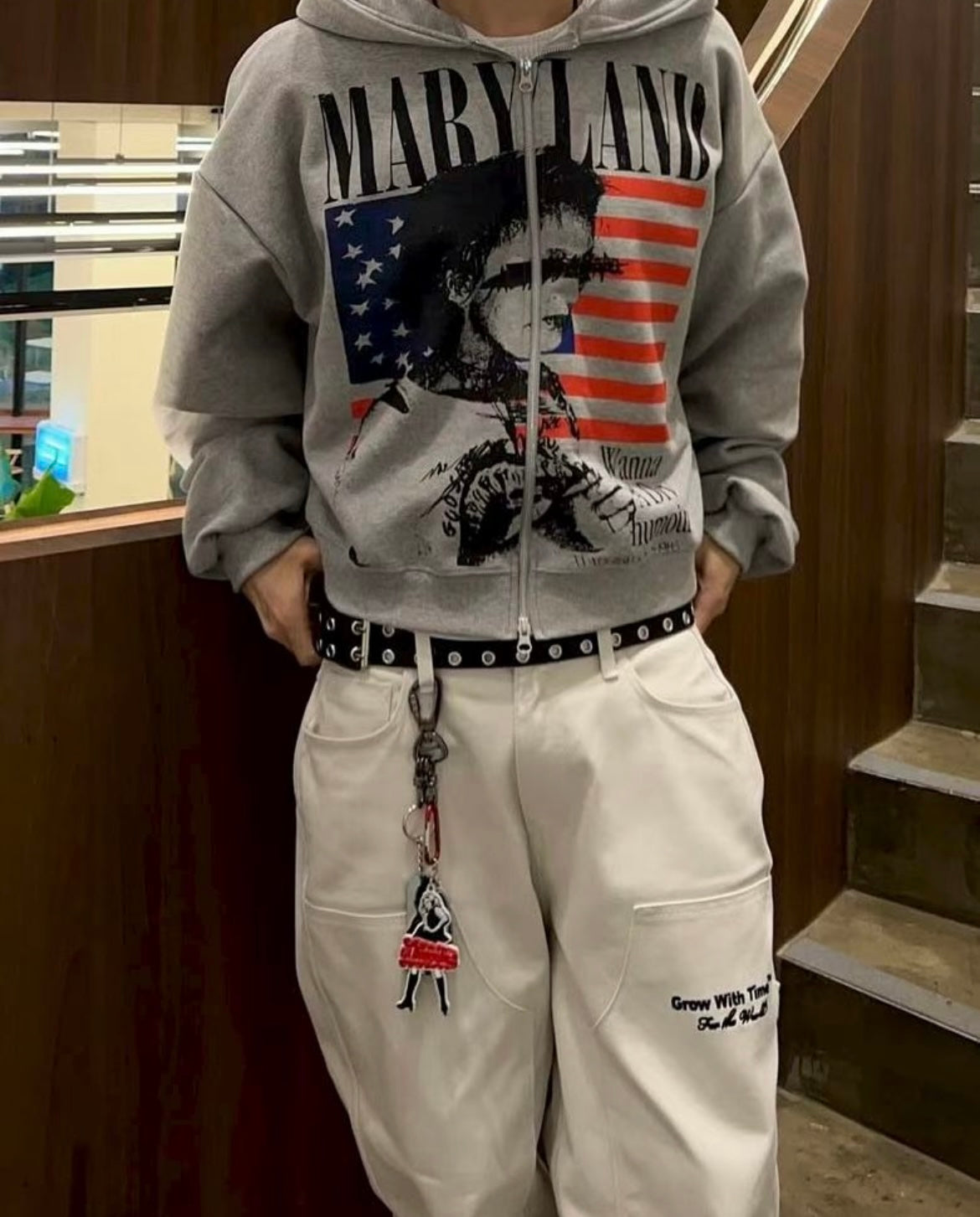 Maryland flag zip-up hoodie🇺🇸