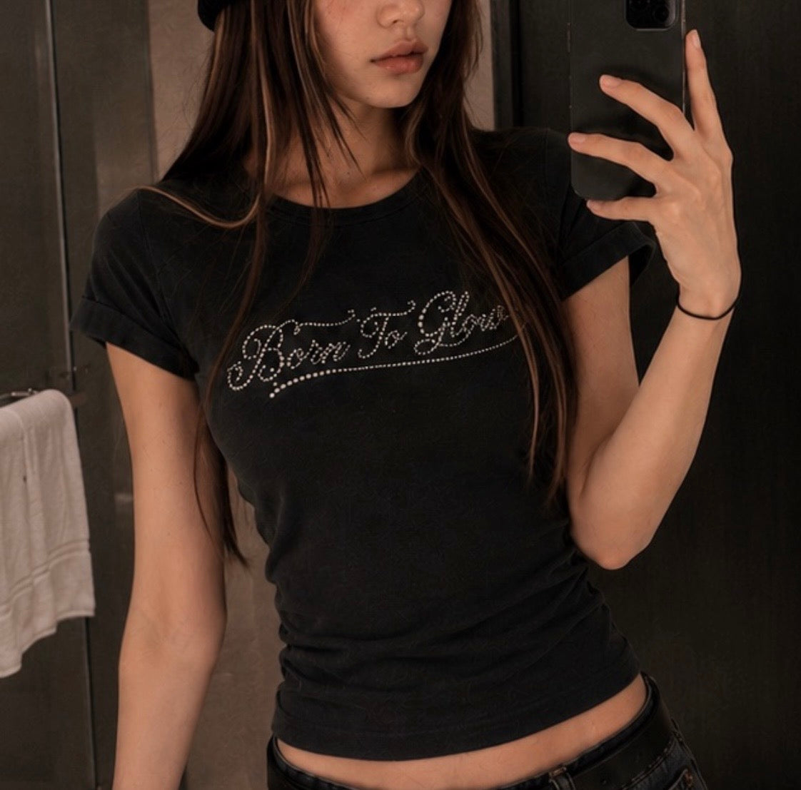 Born to glow tshirt✨✨