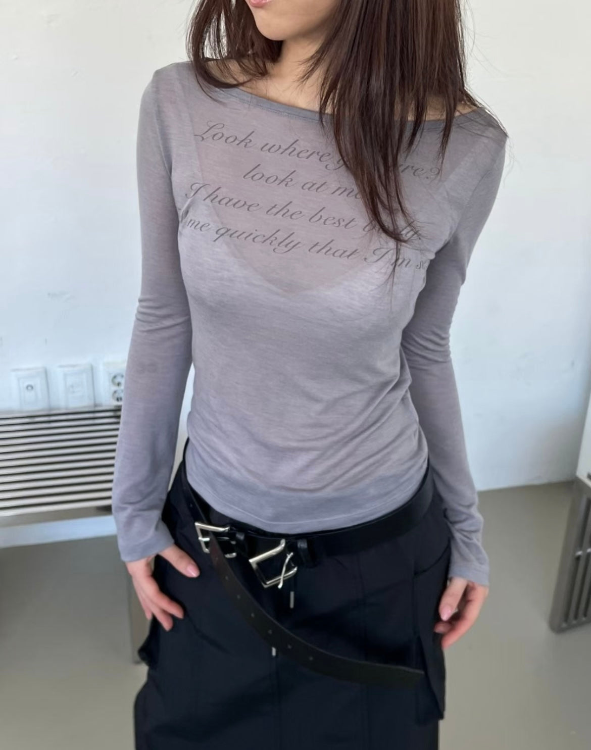 Elegant insight top🫦