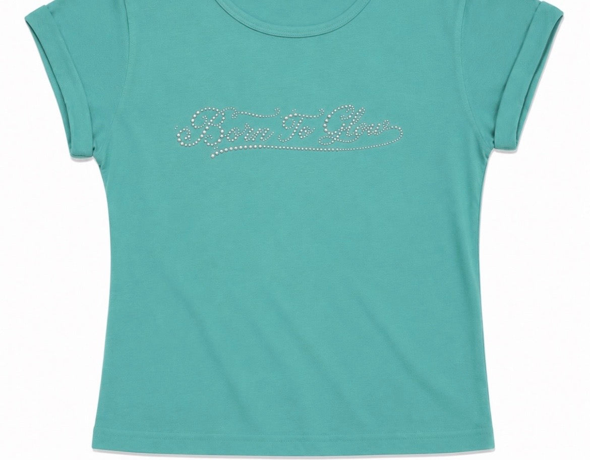 Born to glow tshirt✨✨