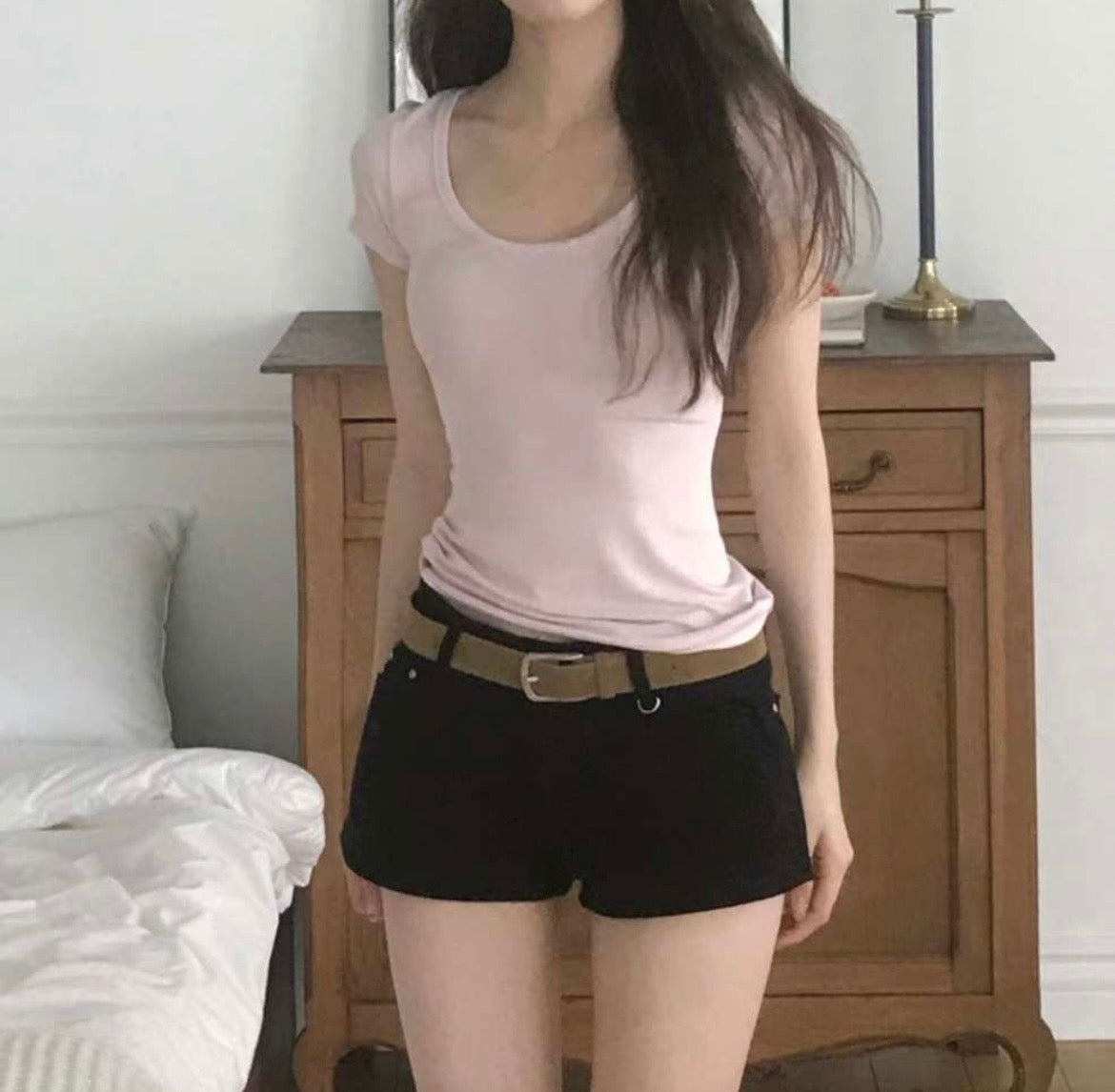 Basic u領tee