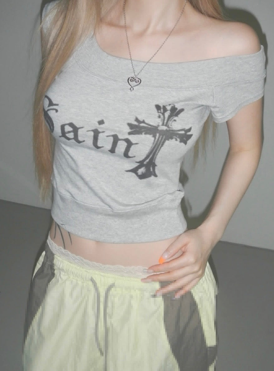 Saint off-shoulder top