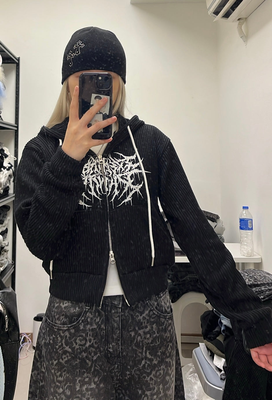 Urban edge zip-up hoodie💜