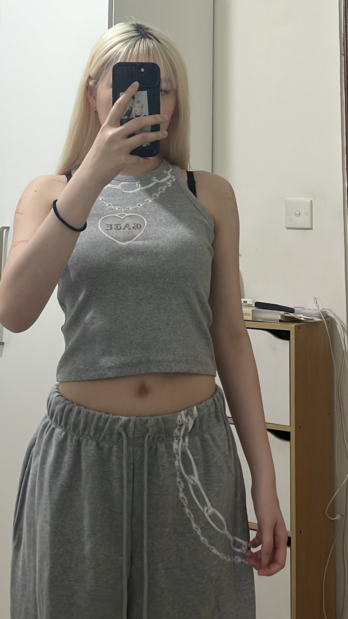Chic chain crop top⛓️