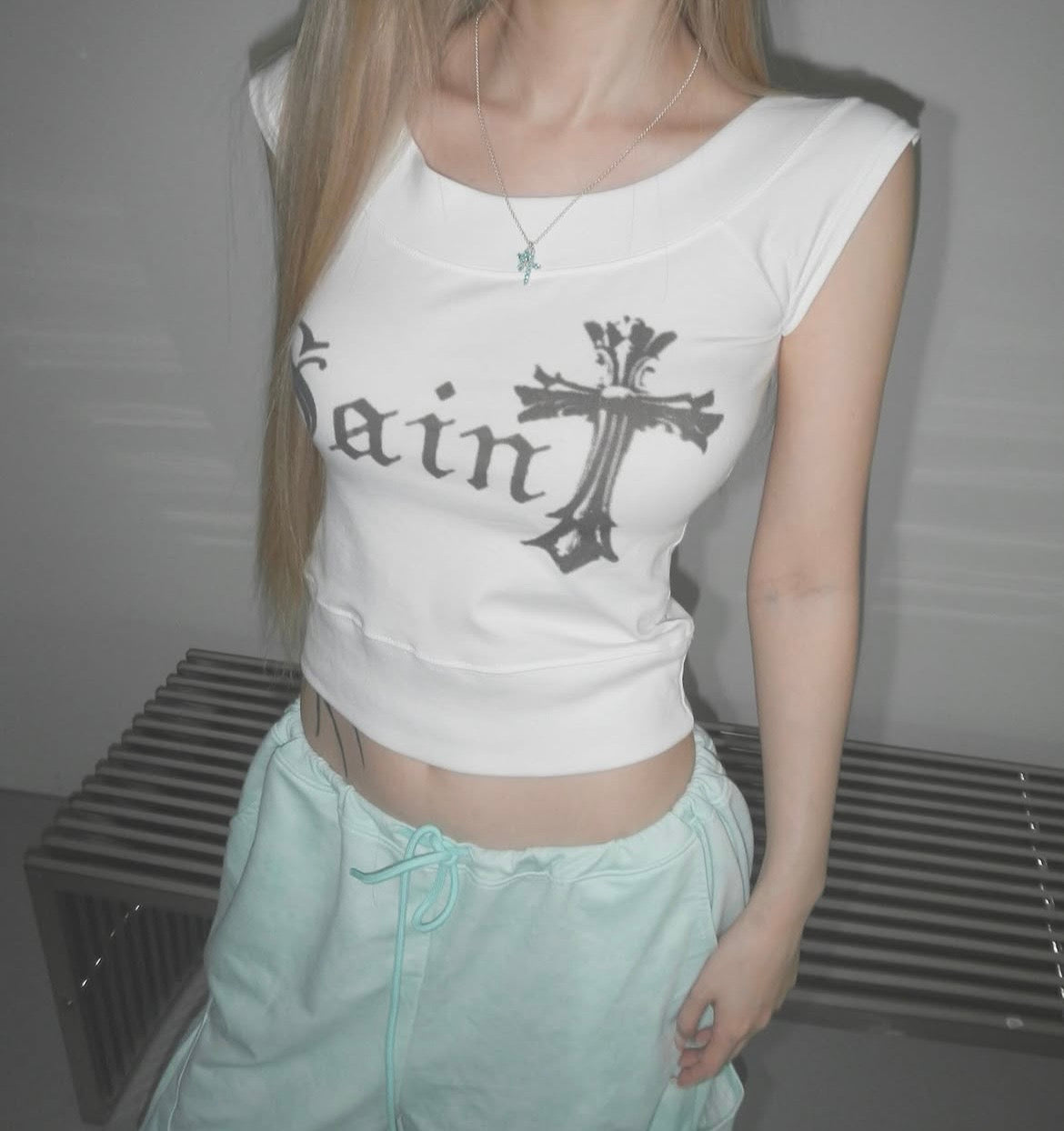 Saint off-shoulder top
