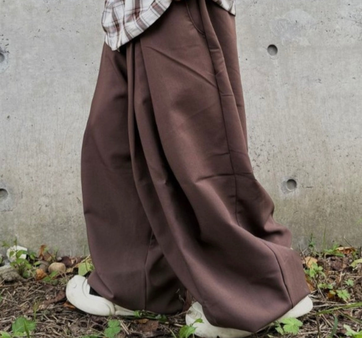 Elegant wide-leg suit trousers(西褲版！💜）