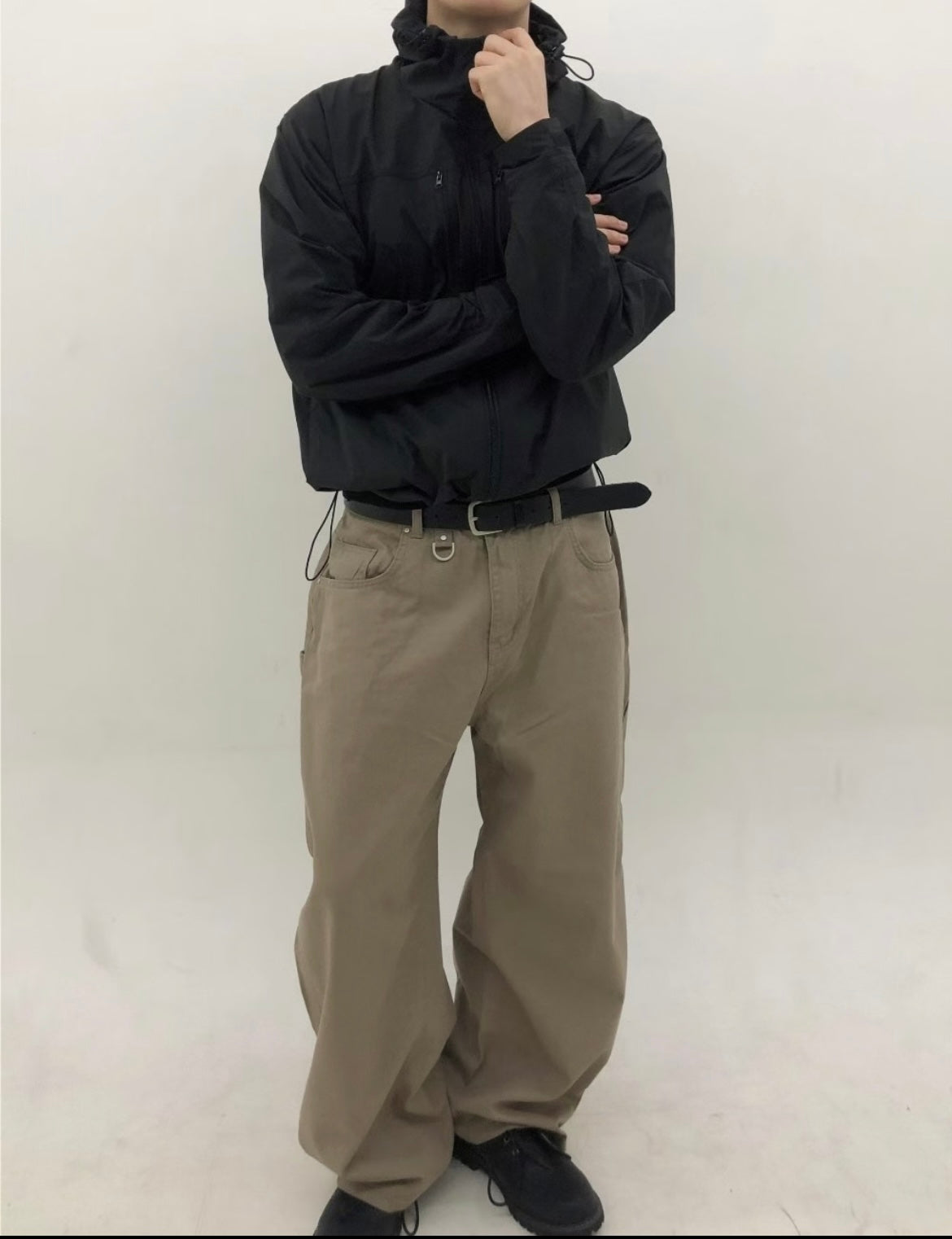 Boyfriend tapered pants