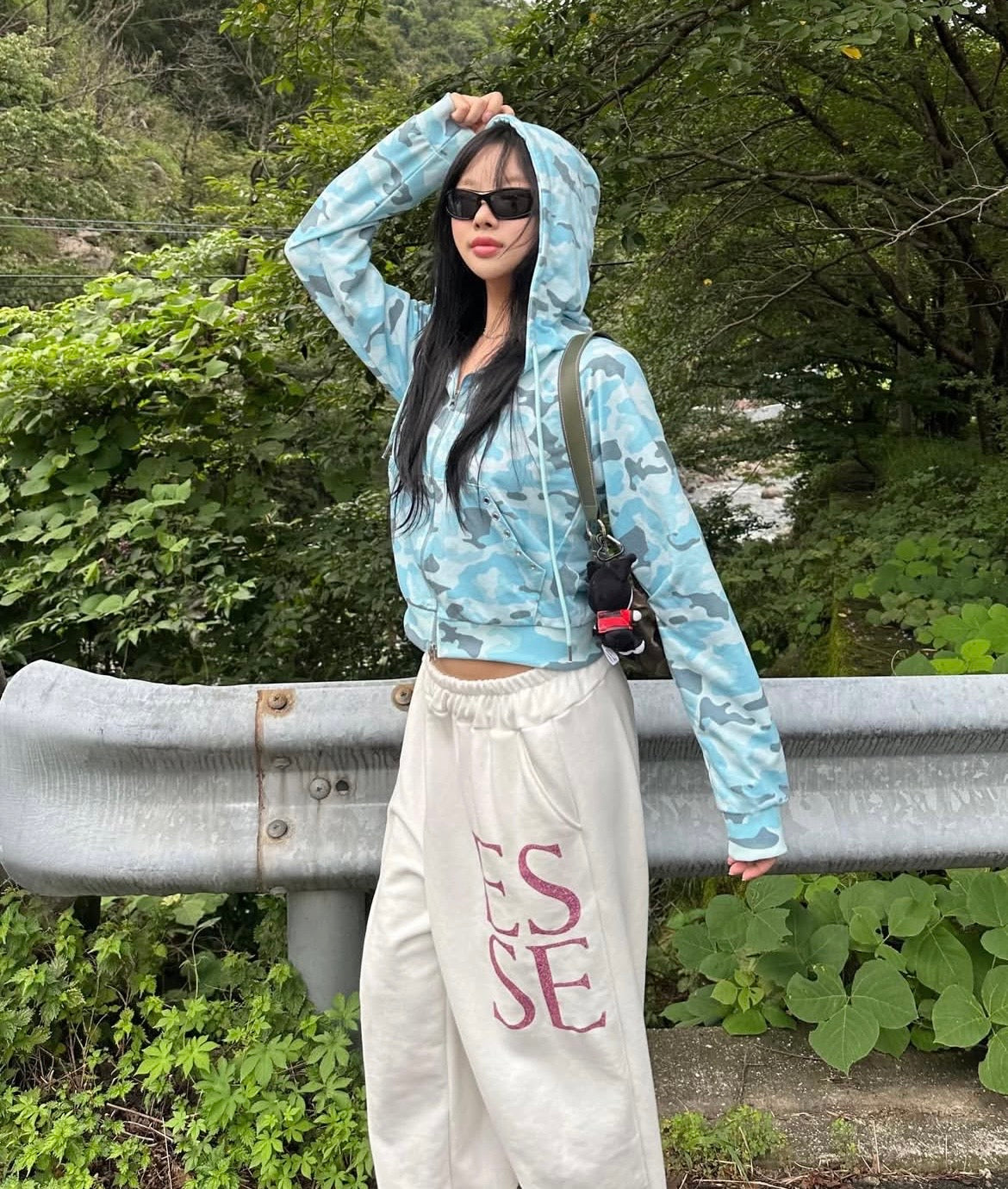 Dazzling camo hoodie jacket