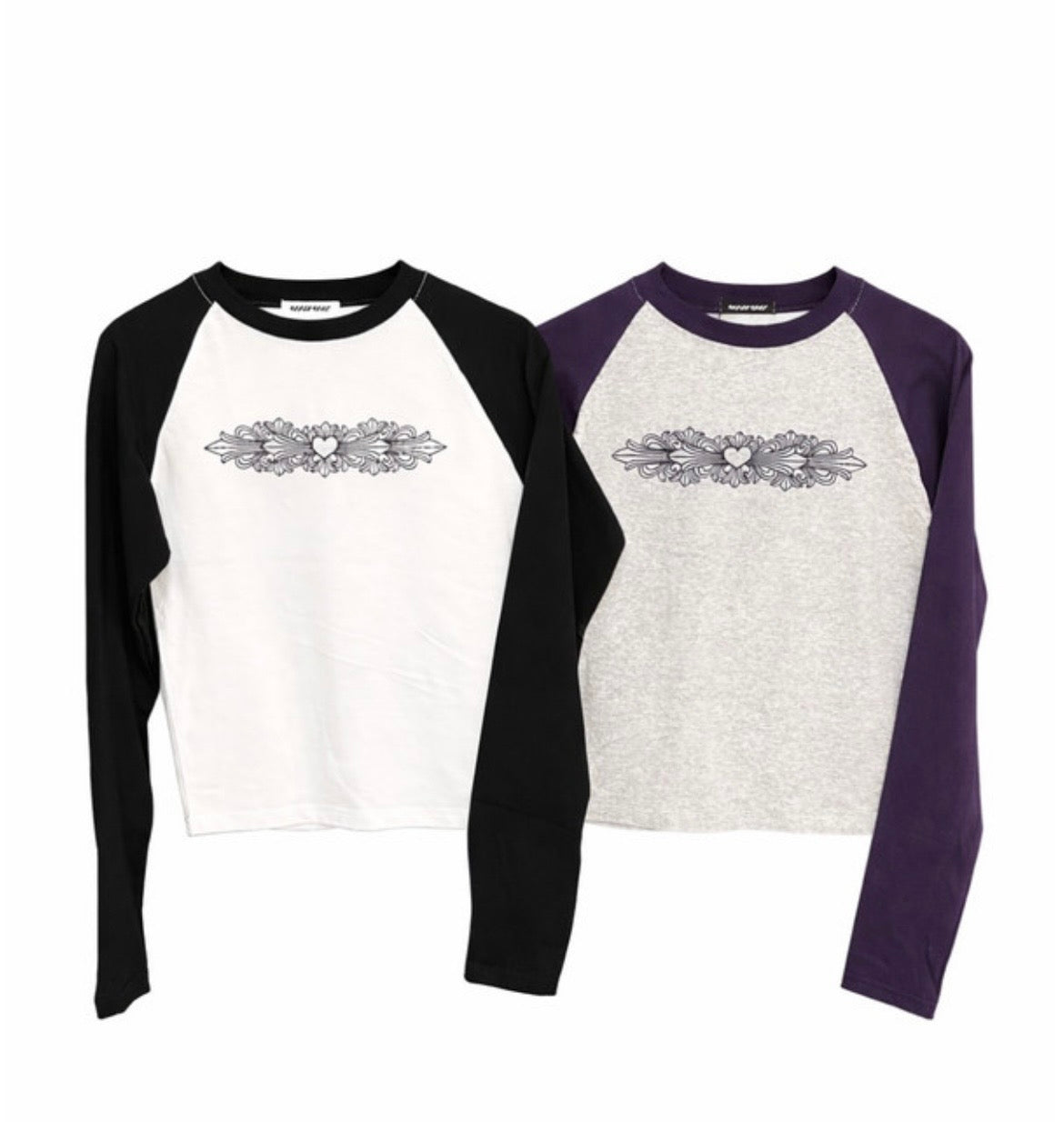 Heart raglan tshirt