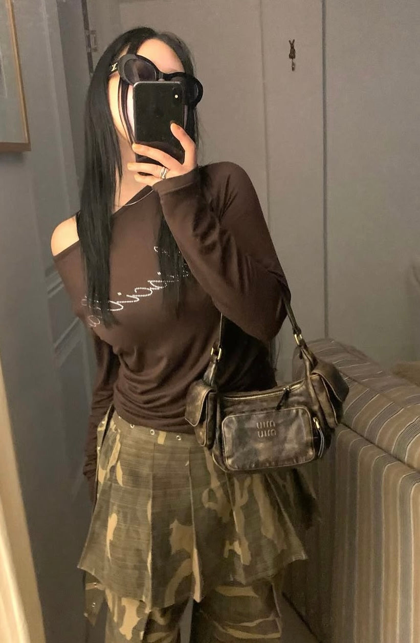 Casual chic off-shoulder top💎