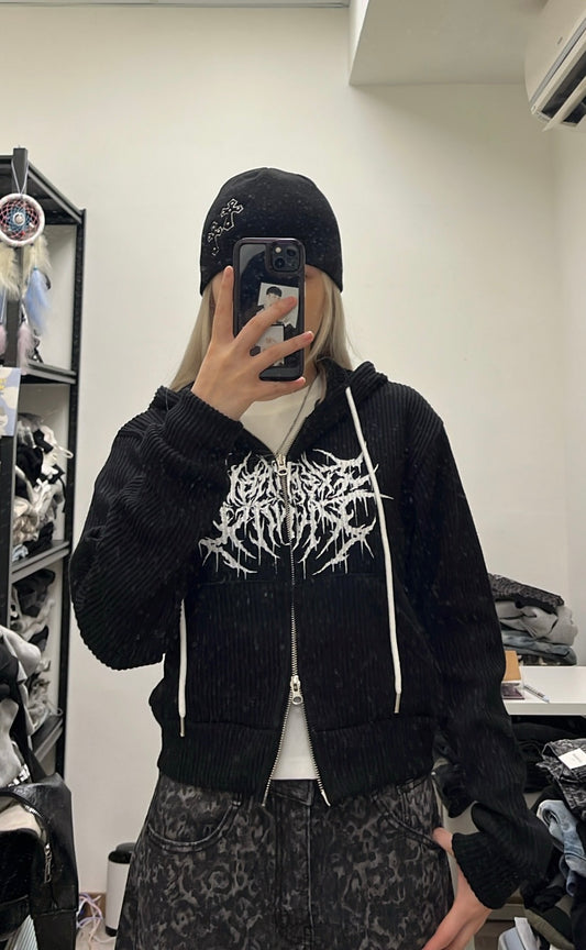 Urban edge zip-up hoodie💜