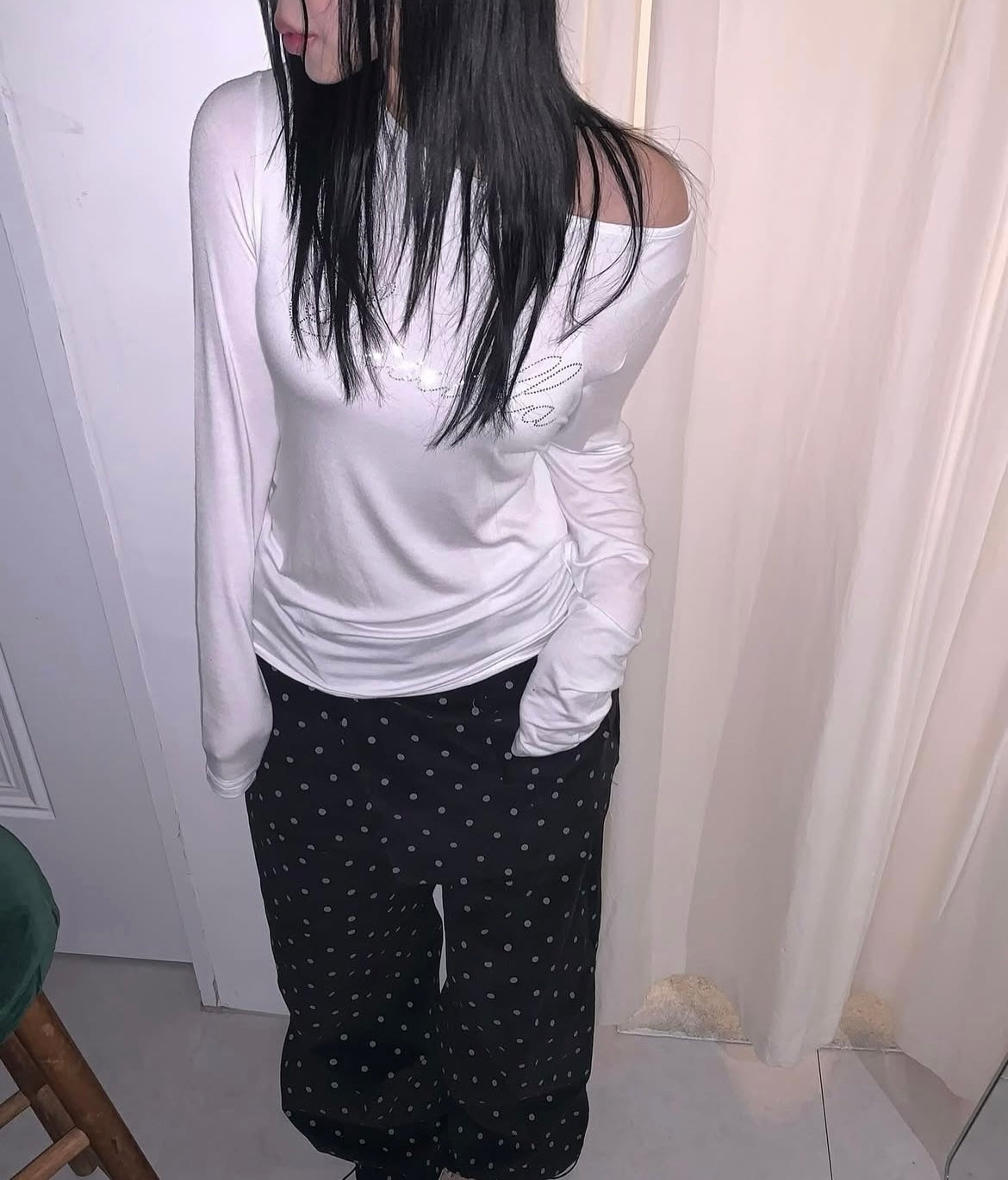 Casual chic off-shoulder top💎