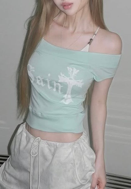 Saint off-shoulder top