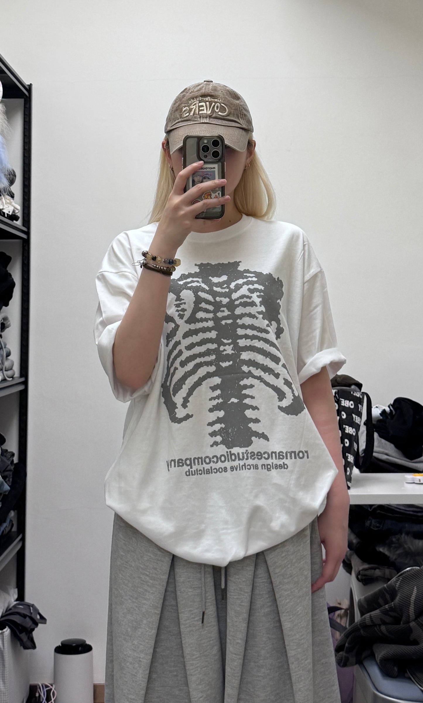 Skeleton oversized Tshirt