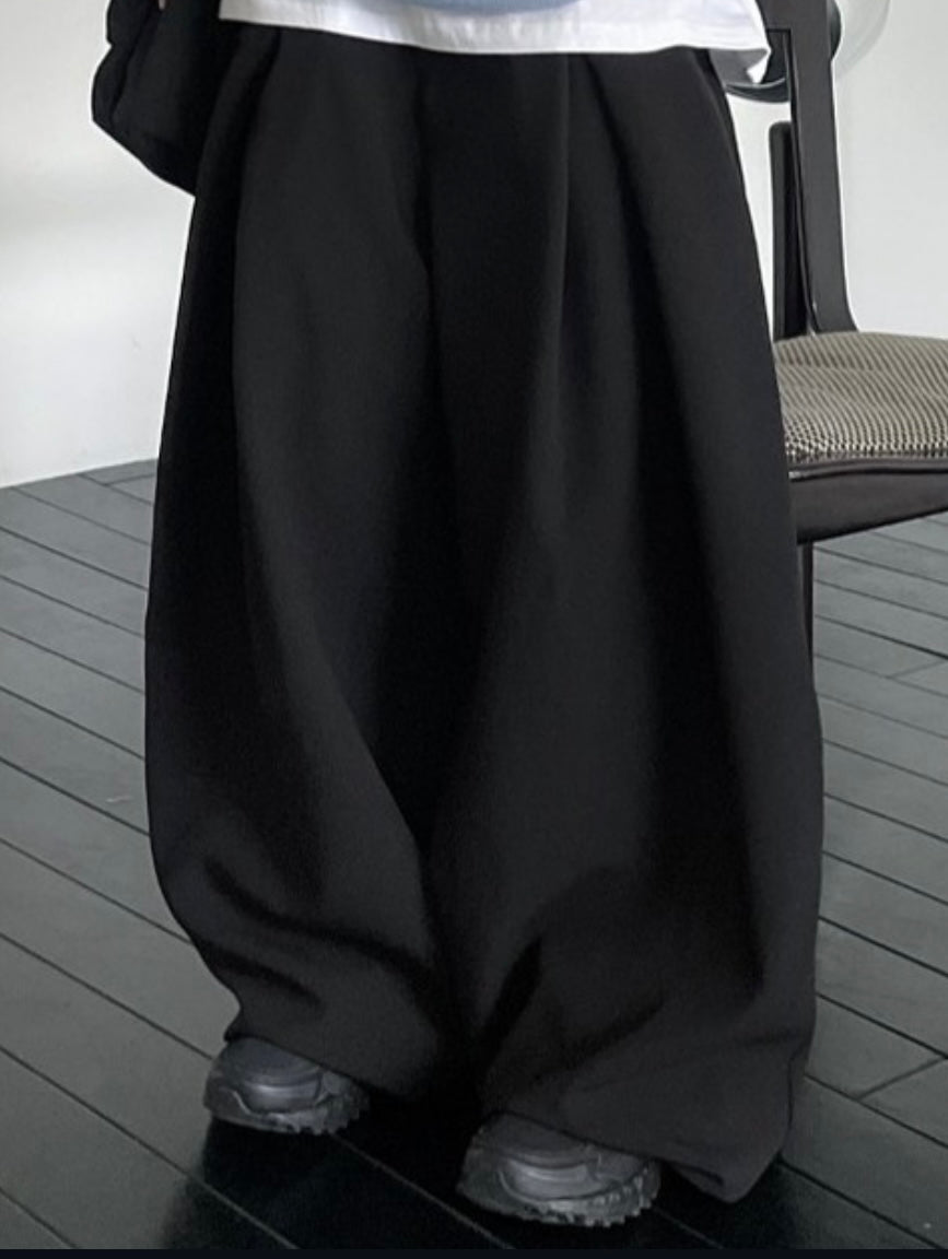 Elegant wide-leg suit trousers(西褲版！💜）