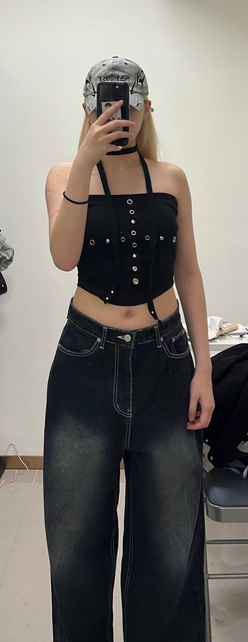 Crisscross crop top✝️