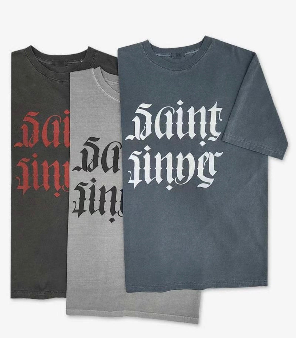 Saint sinner oversized tshirt