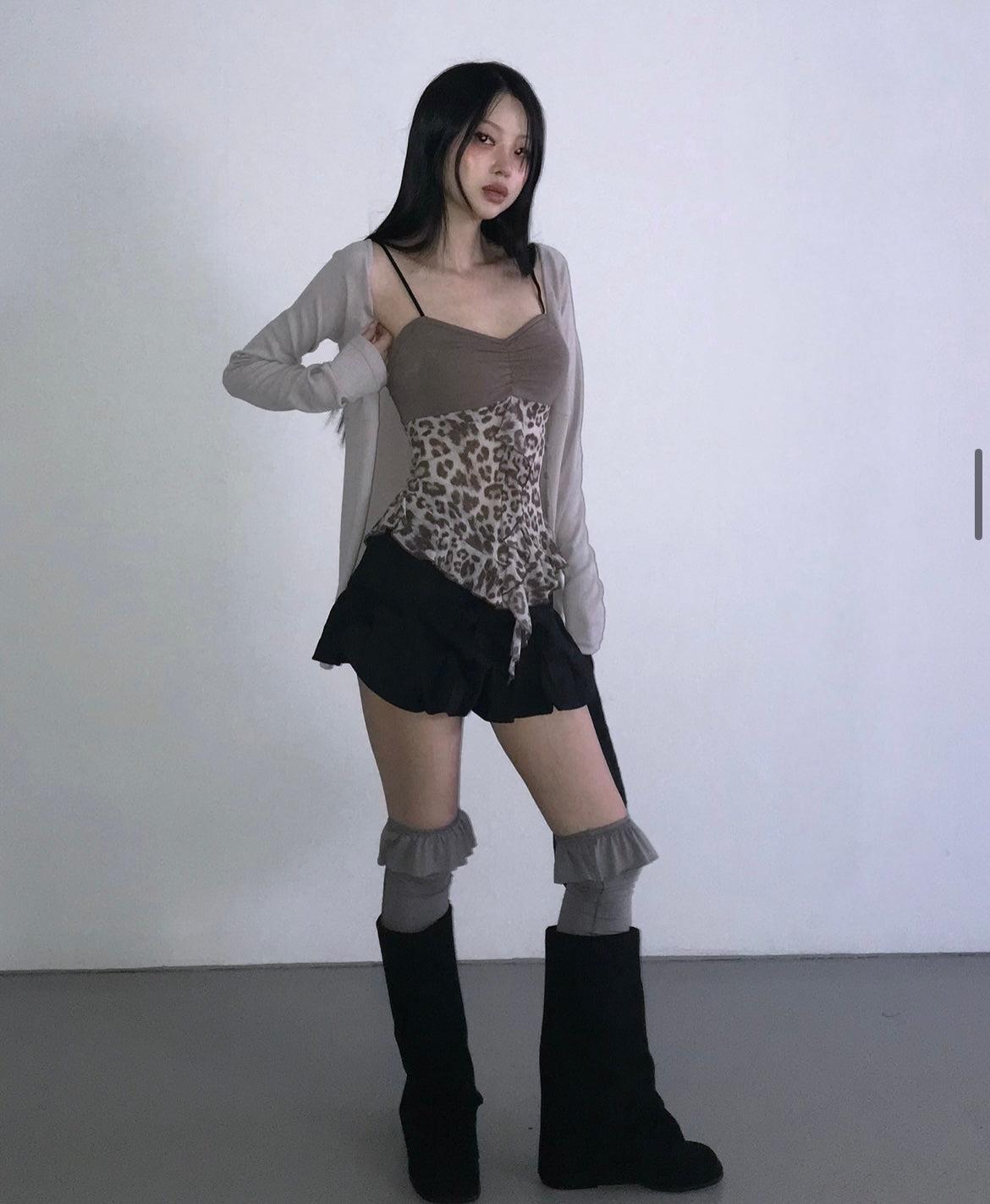 Leopard chic blouse🐆