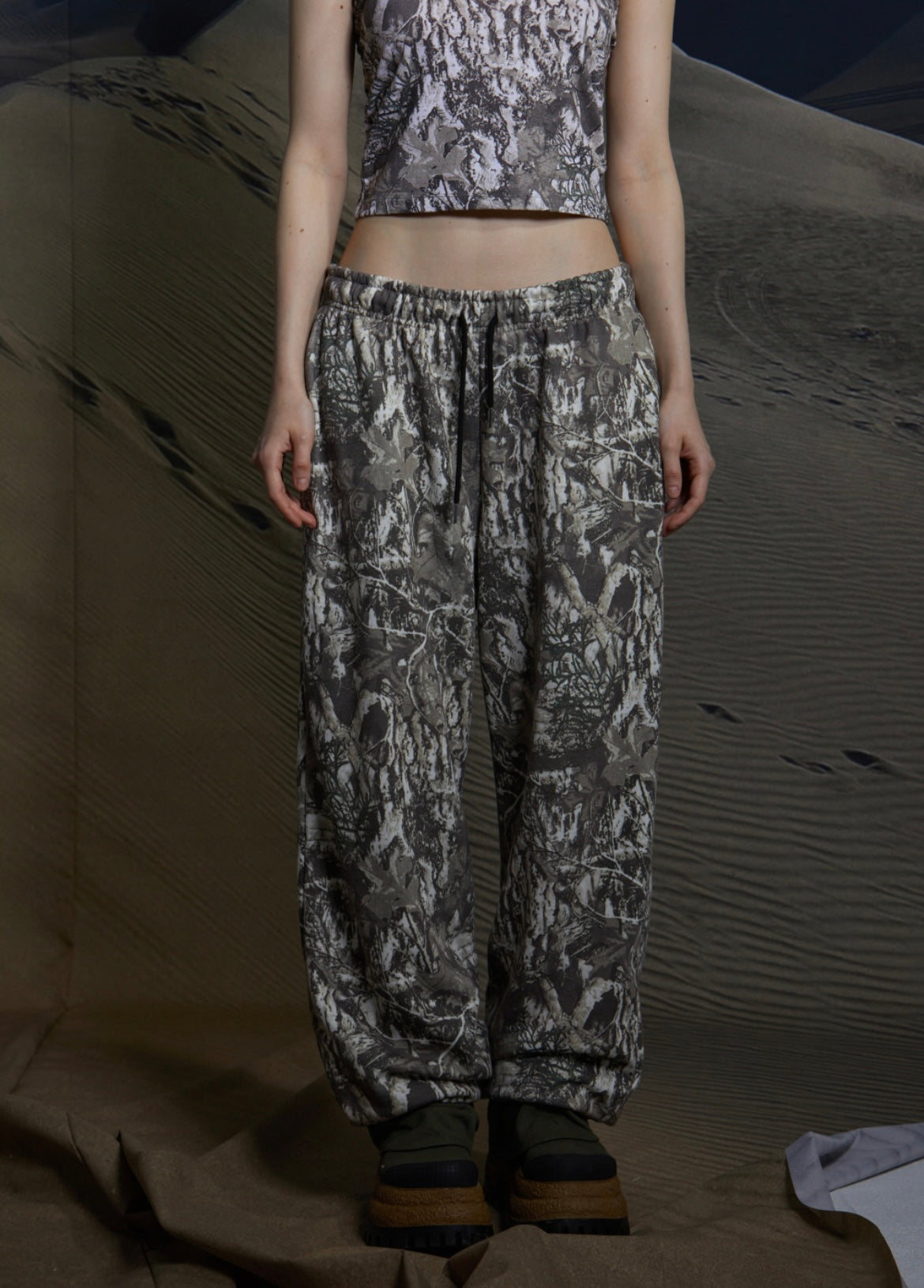 Abstract terrain pants
