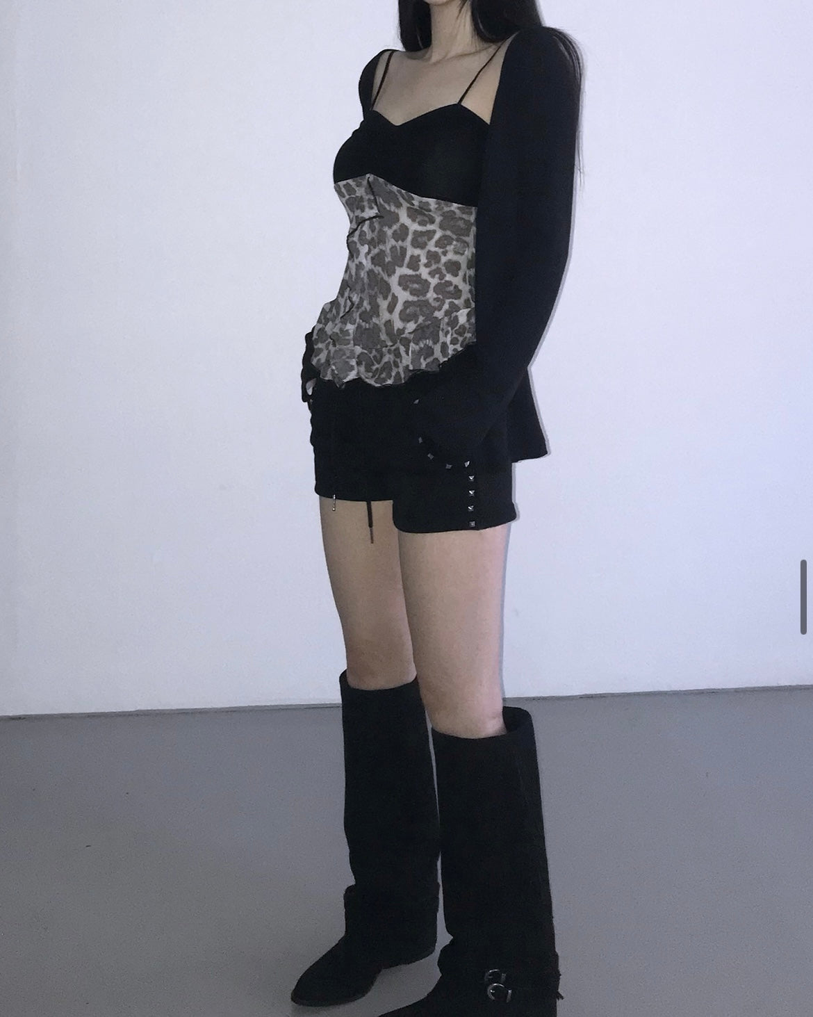 Leopard chic blouse🐆