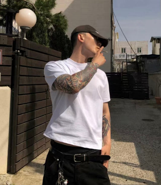 男裝短版T恤🔥(版本2）