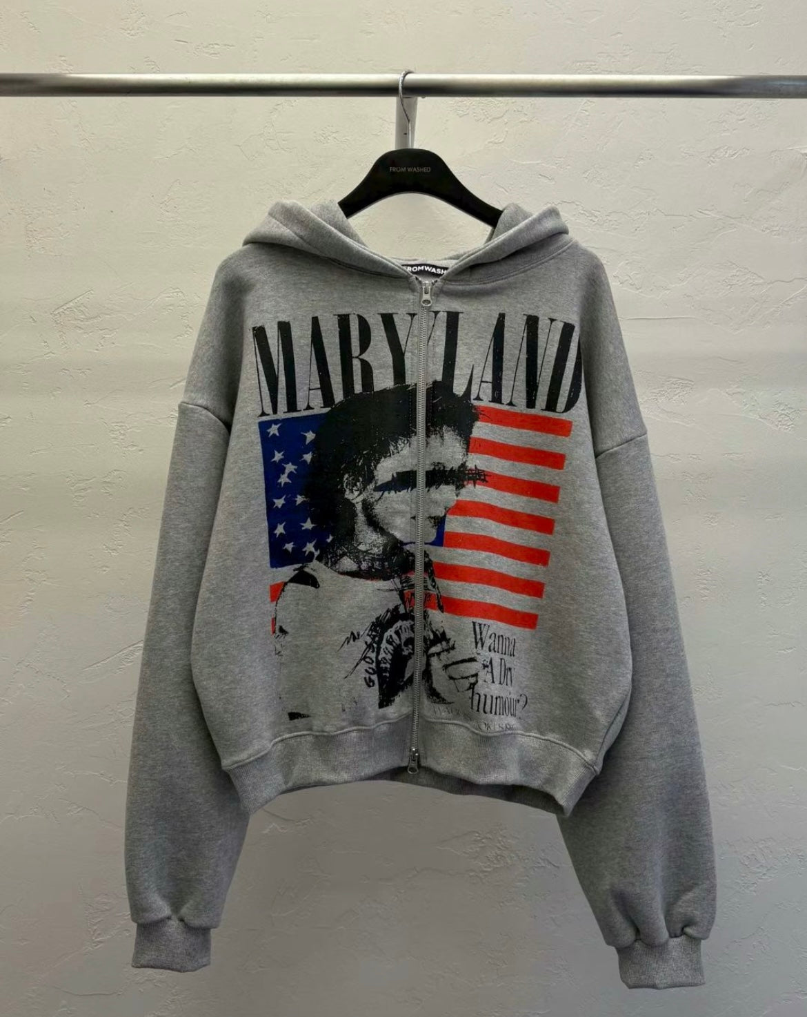 Maryland flag zip-up hoodie🇺🇸