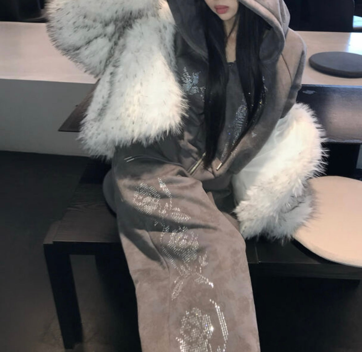 大大力推！rhinestone rose ensemble 🌹