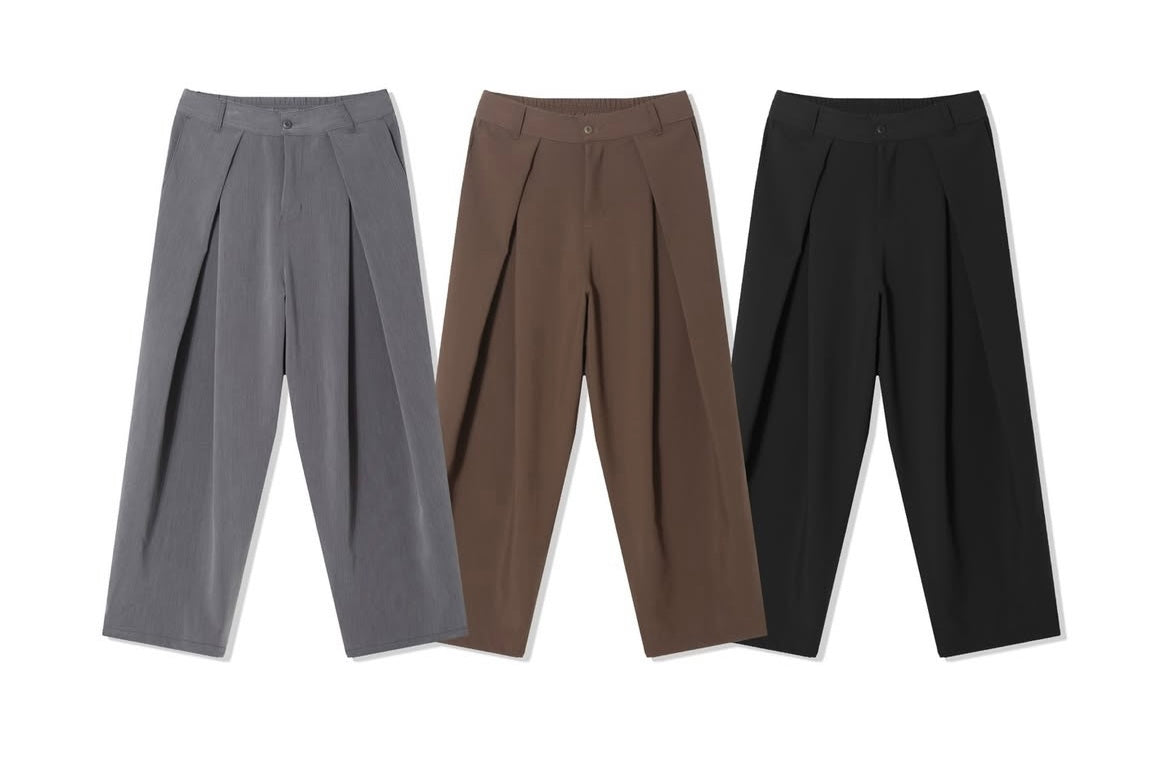Elegant wide-leg suit trousers(西褲版！💜）