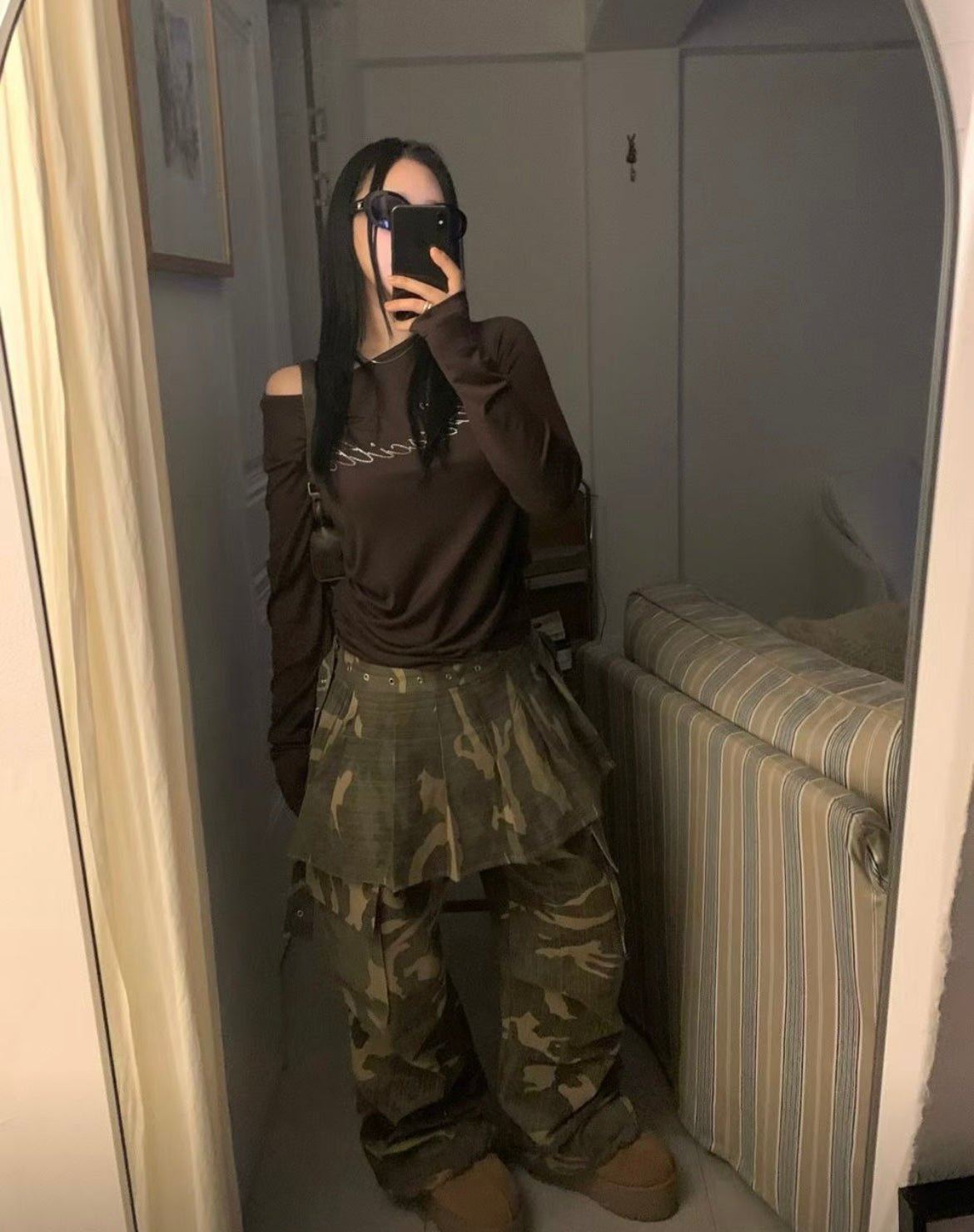 Layered combat pants 大推！！！💜